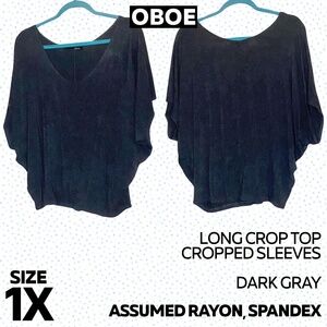 Oboe long crop top coverup